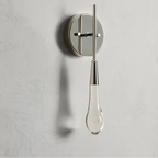 Avelisse Solitaire Glass Wall Sconce