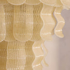 Solenne Four-Tier Reeded Glass Chandelier