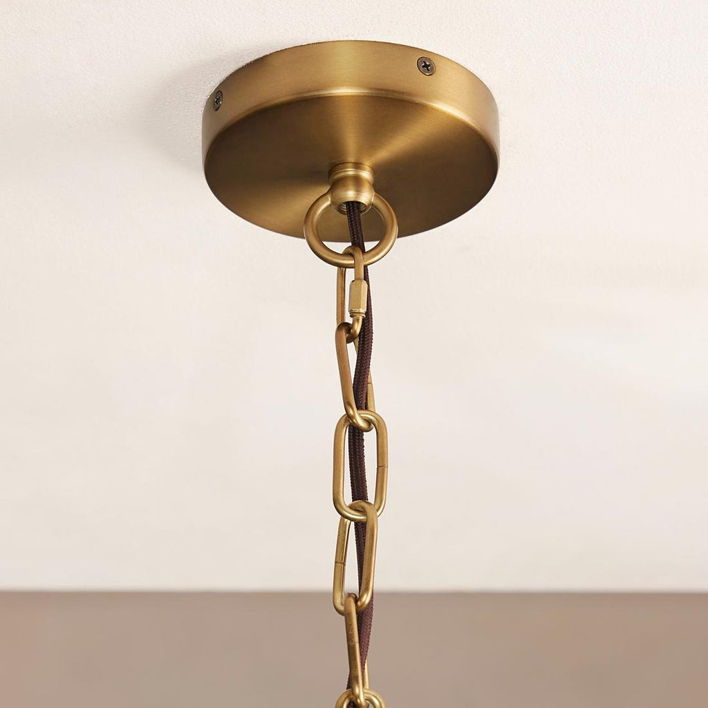 Solenne Four-Tier Reeded Glass Chandelier