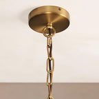 Solenne Four-Tier Reeded Glass Chandelier