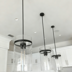 Rovella 8″ Glass Pendant Light