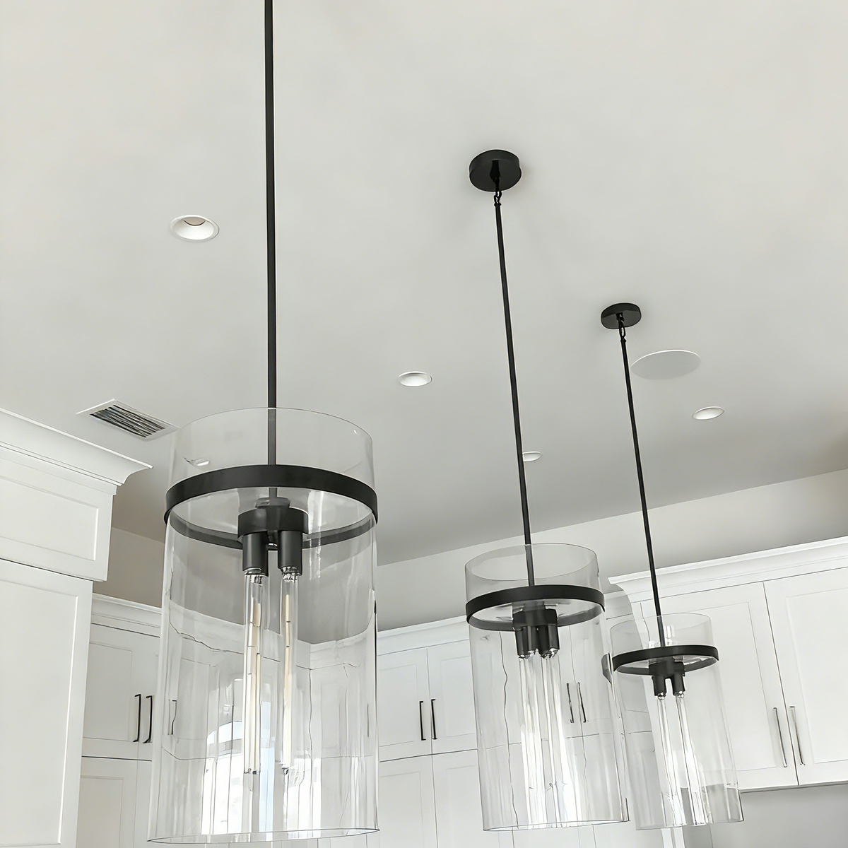 Rovella 8″ Glass Pendant Light