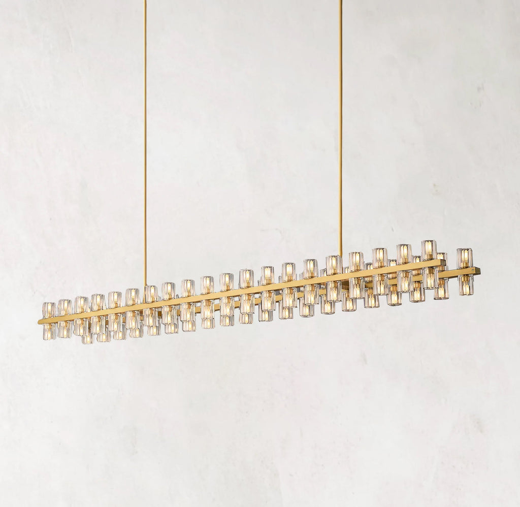 Aurelia 72″ Rectangular Crystal Chandelier