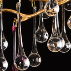Celestia 98″ Colorful Crystal Branch Chandelier
