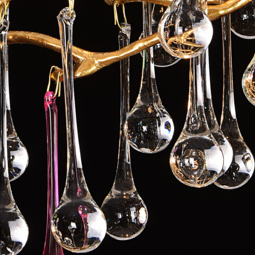 Celestia 98″ Colorful Crystal Branch Chandelier