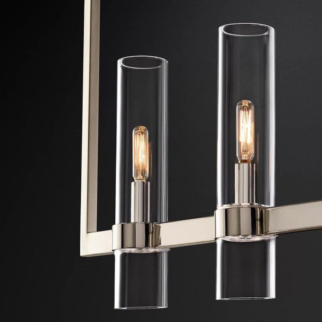 Rovella 59″ Linear Glass Chandelier