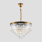 Odessa Multi-Tier K9 Crystal Round Chandelier