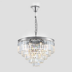 Odessa Multi-Tier K9 Crystal Round Chandelier