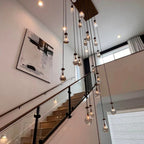 Elara 72″ Linear Hand-Blown Glass Chandelier