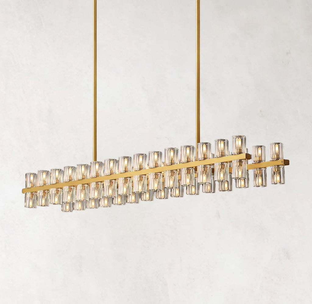 Aurelia 54″ Rectangular Crystal Chandelier