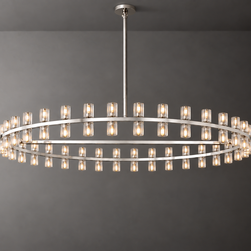 Aurelia 60″ Round Crystal Chandelier