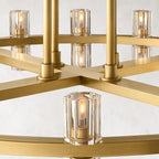 Aurelia 60″ Two-Tier Crystal Chandelier