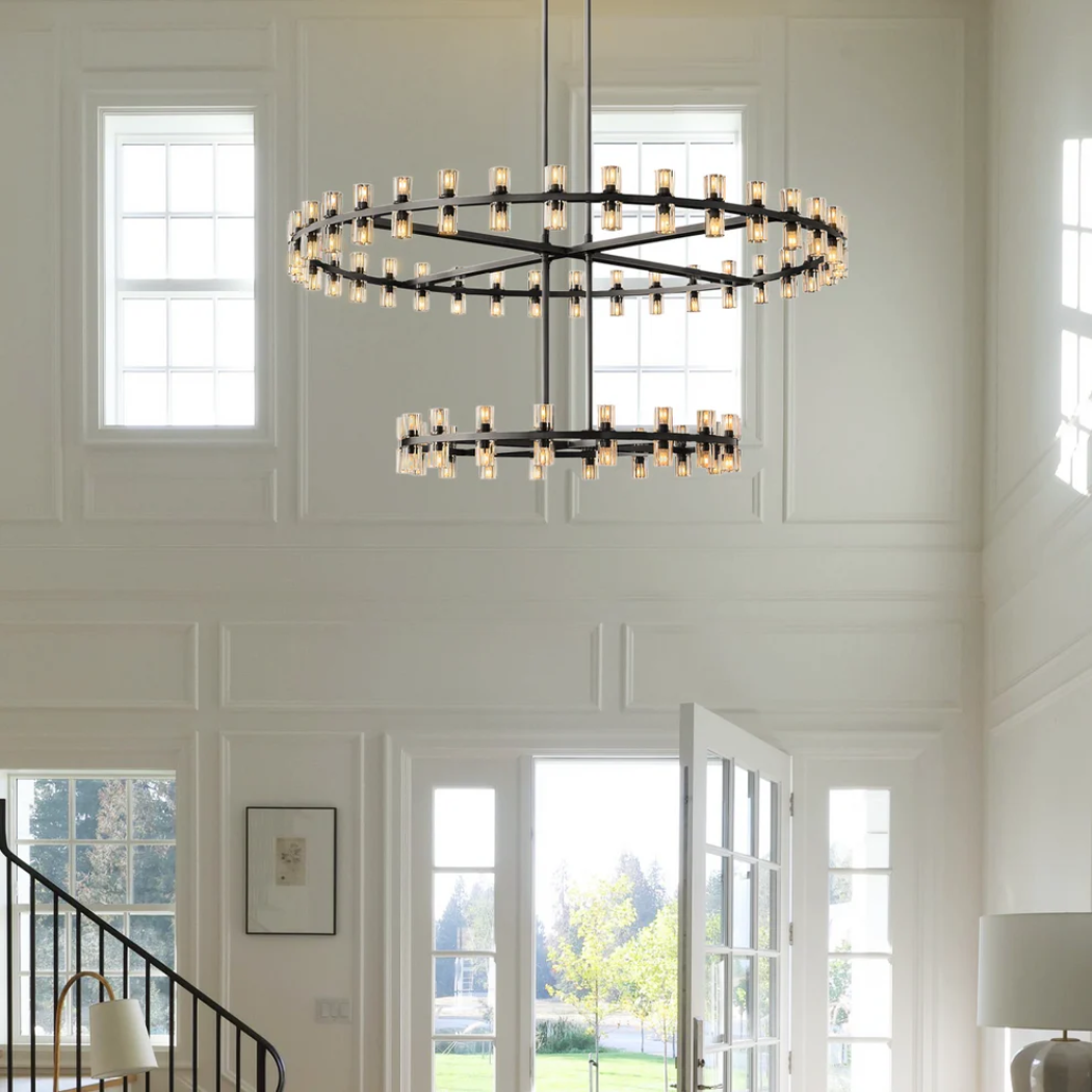 Aurelia 60″ Two-Tier Crystal Chandelier