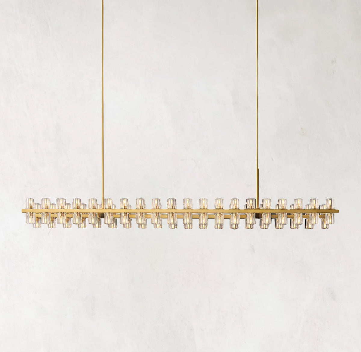 Aurelia 72″ Rectangular Crystal Chandelier