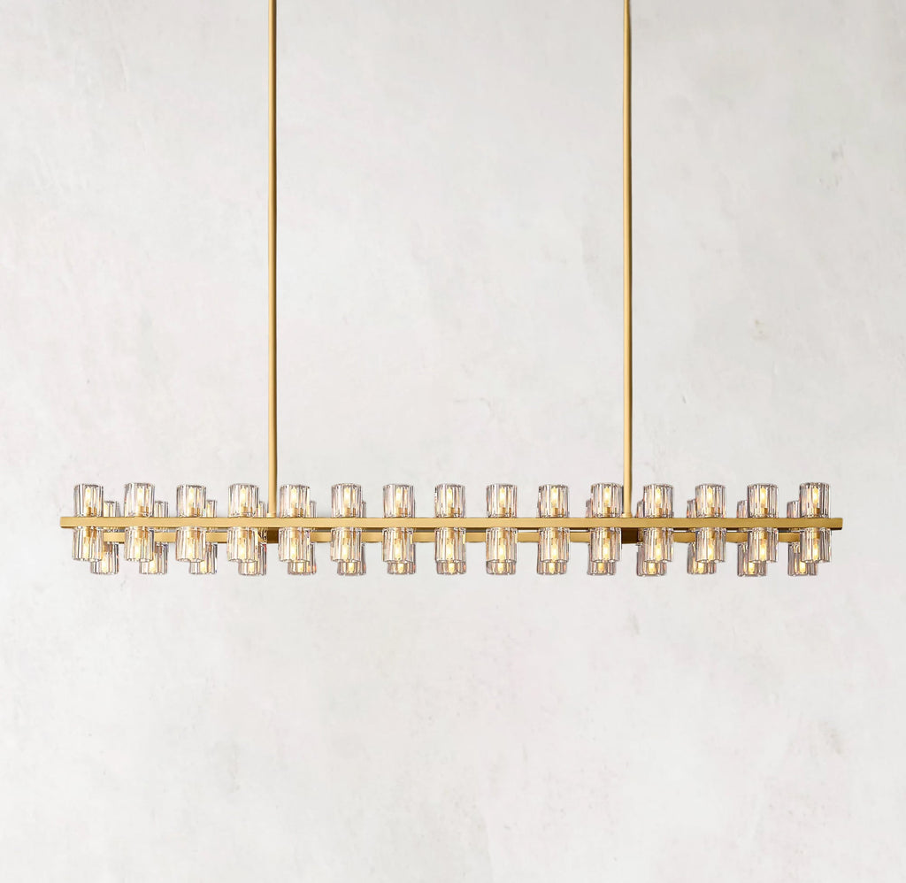 Aurelia 54″ Rectangular Crystal Chandelier