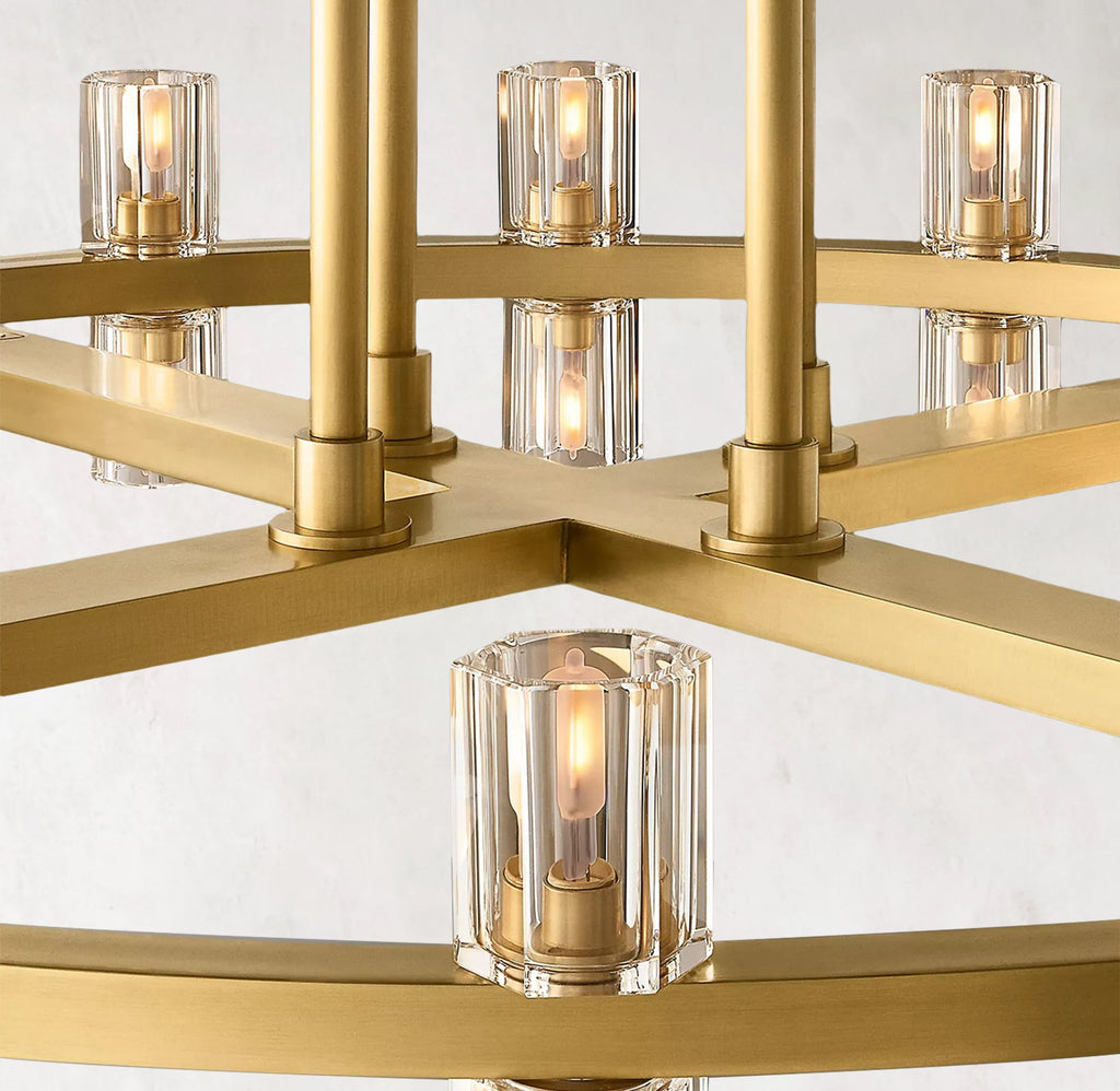 Aurelia 48″ Two-Tier Crystal Chandelier