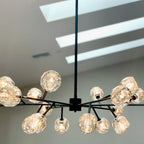 Lumera 48″ Clear & Smoke Crystal Round Chandelier