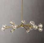 Lumera 48″ Clear & Smoke Crystal Round Chandelier