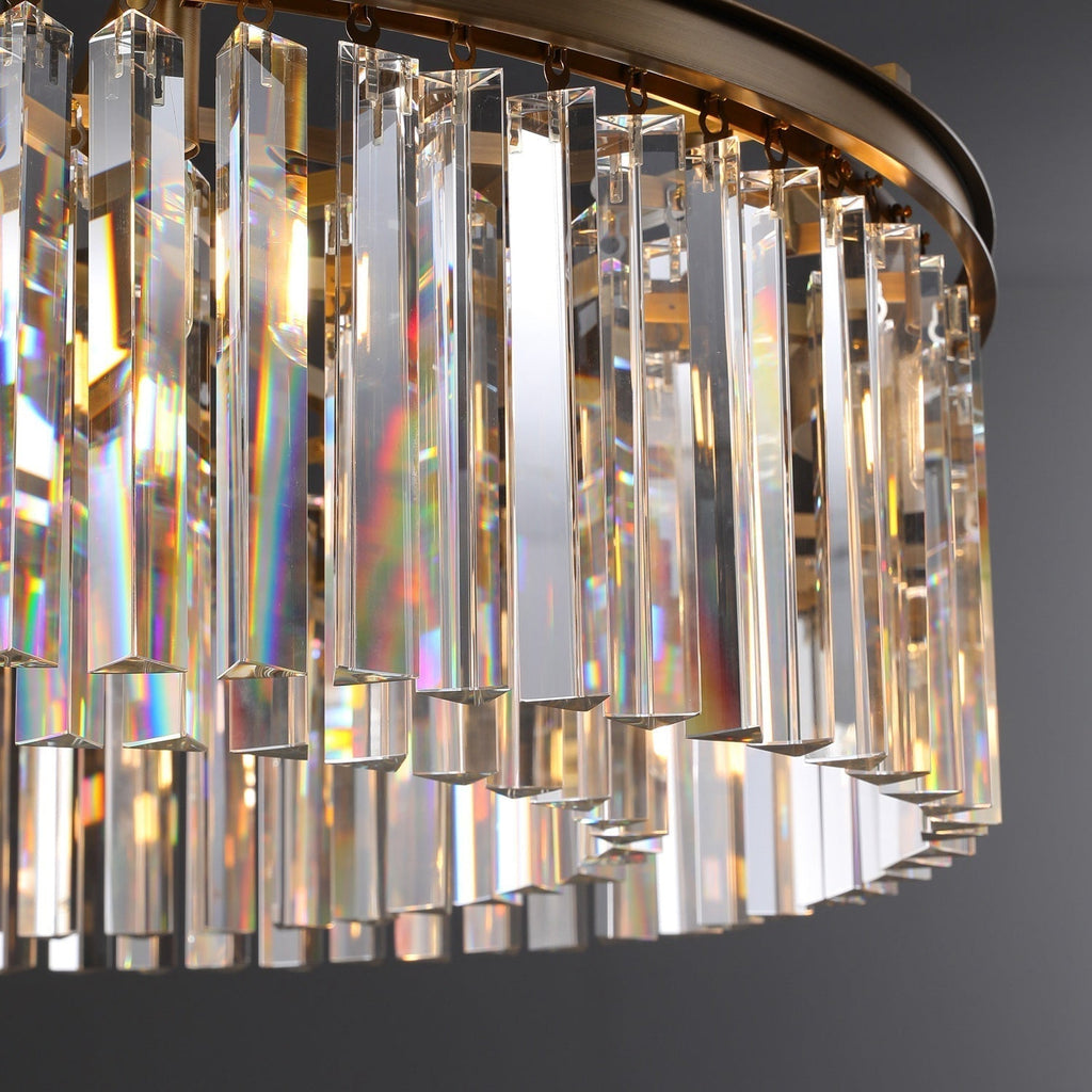 Odessa Glass Round Chandelier