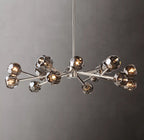 Lumera 48″ Clear & Smoke Crystal Round Chandelier