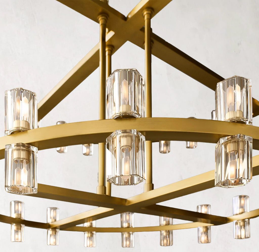 Aurelia 48″ Two-Tier Crystal Chandelier