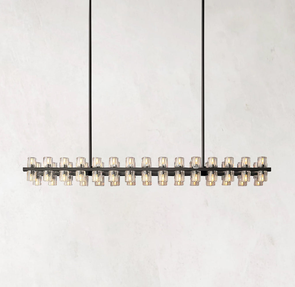 Aurelia 54″ Rectangular Crystal Chandelier