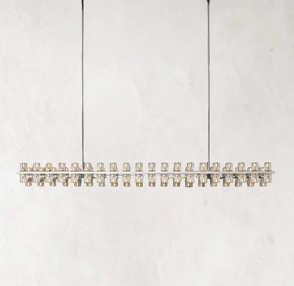 Aurelia 72″ Rectangular Crystal Chandelier