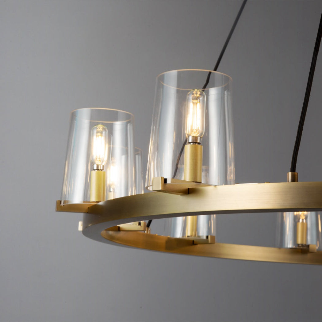 Cirella 36″ Round Glass Chandelier