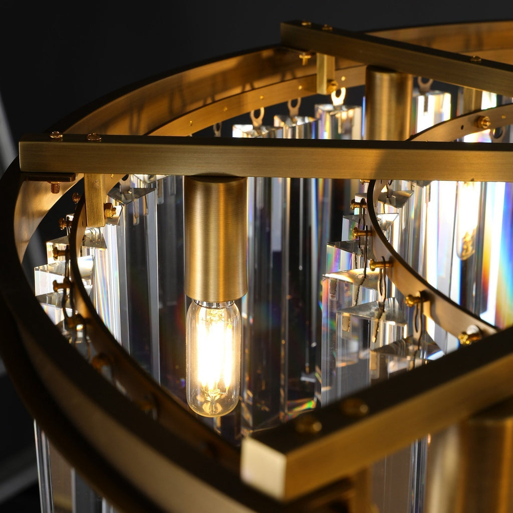 Odessa Glass Round Chandelier