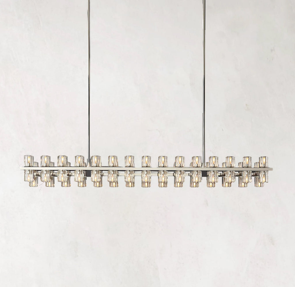 Aurelia 54″ Rectangular Crystal Chandelier