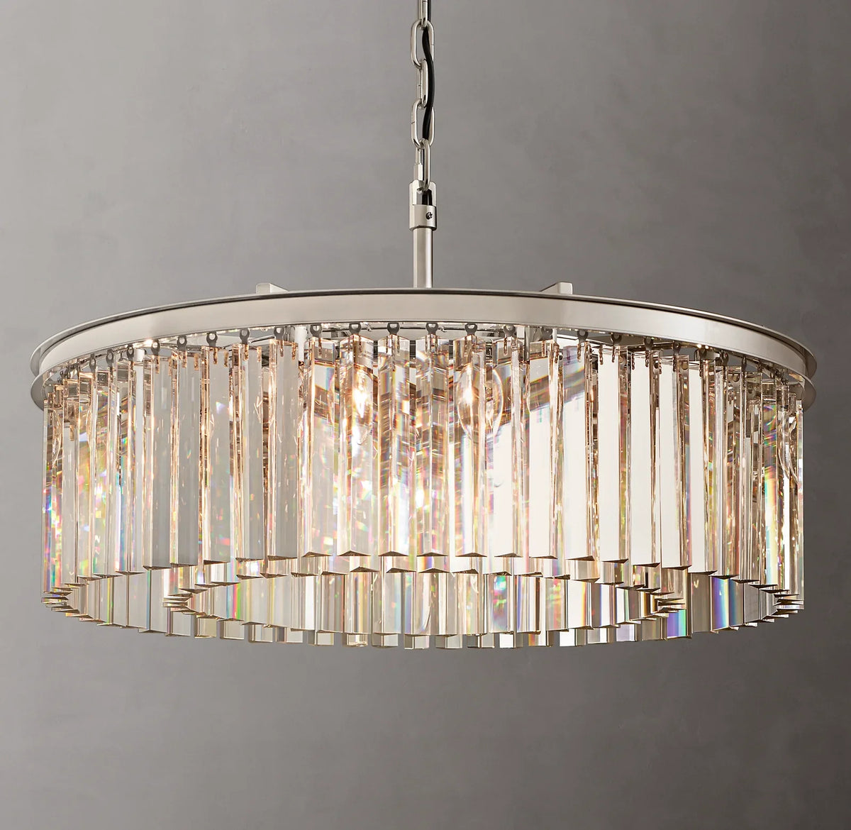 Odessa Glass Round Chandelier