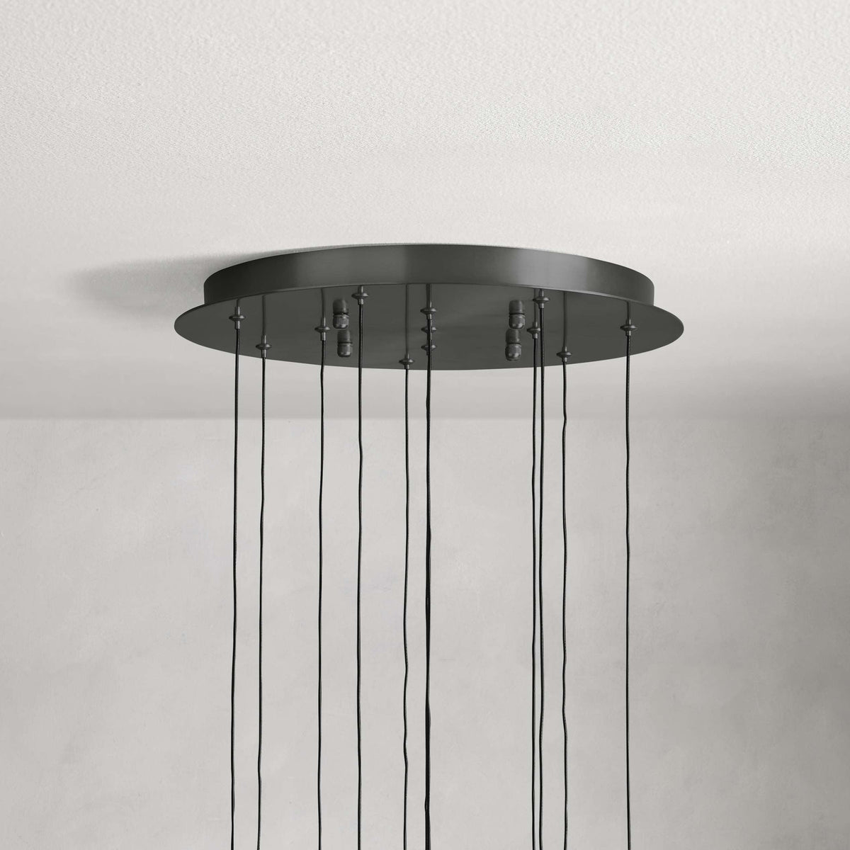 Avelisse Glass Raindrop Round Chandelier 17"/24"/36"/58"