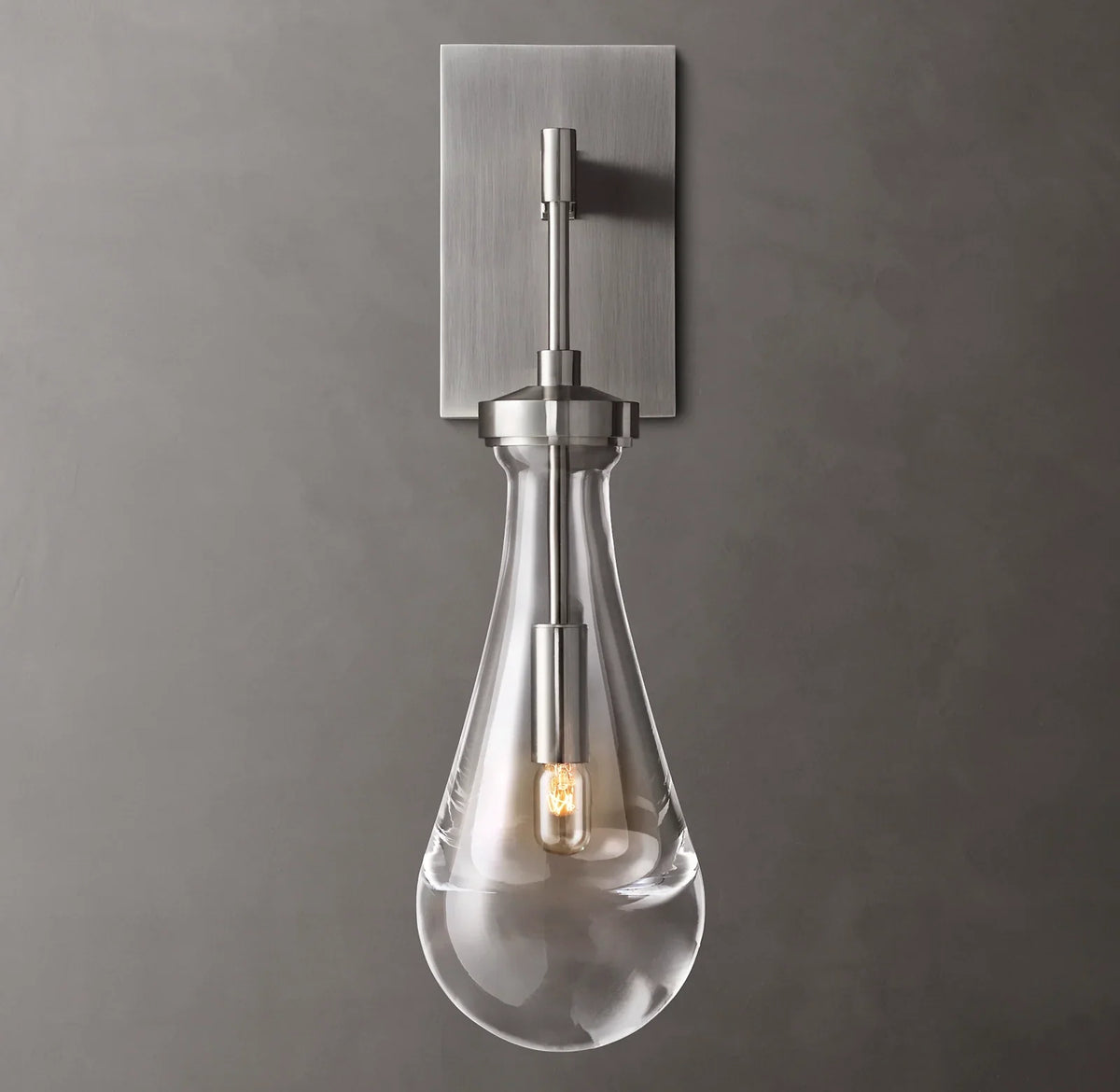 Elara 17.7″ Hand-Blown Glass Wall Sconce