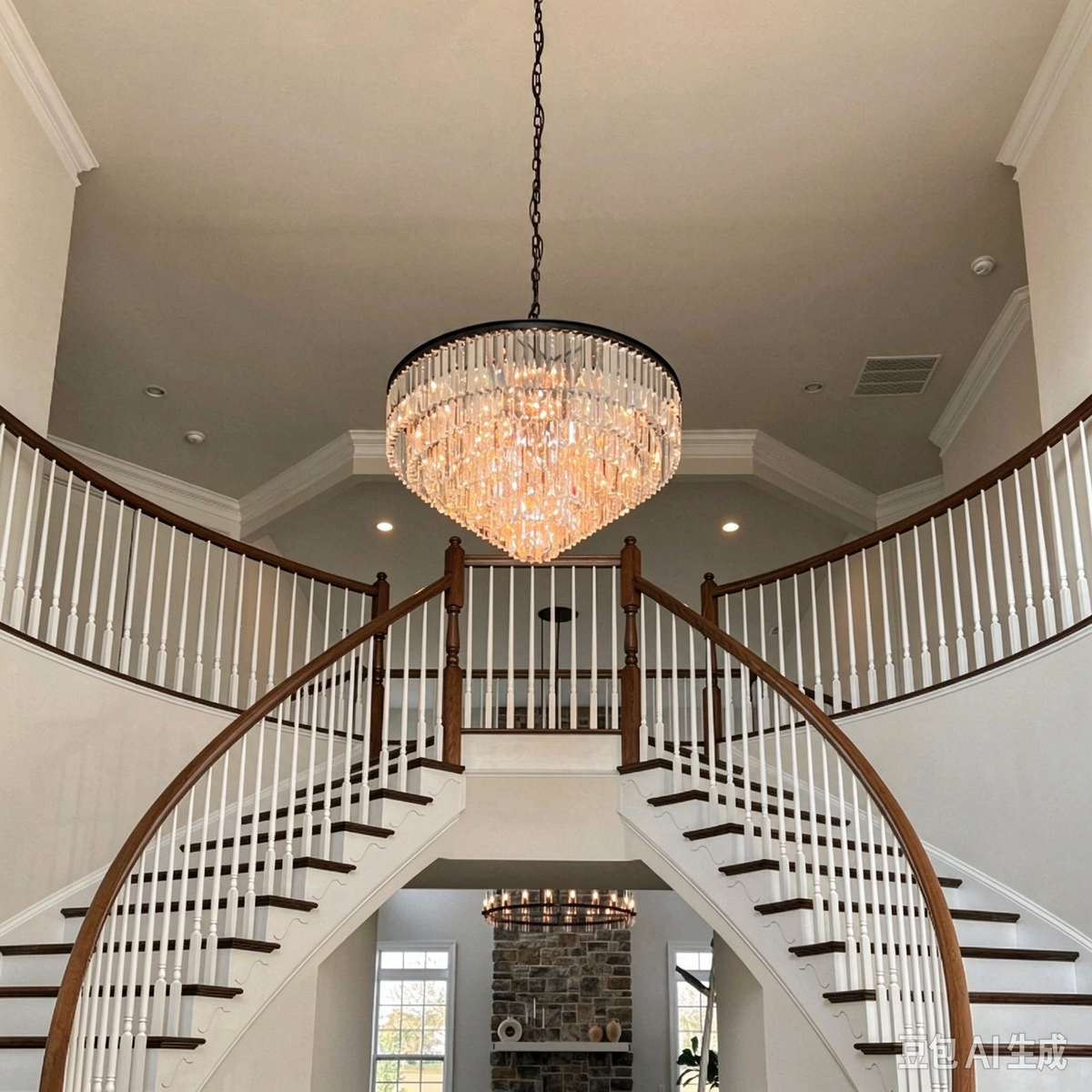 Odessa Multi-Tier K9 Crystal Round Chandelier