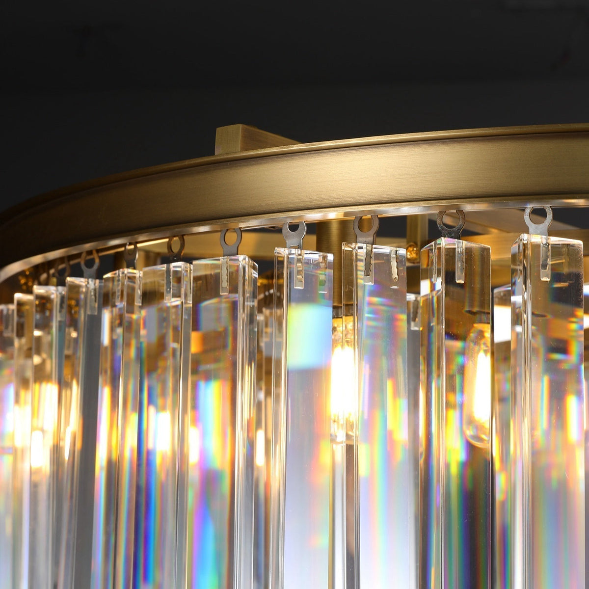 Odessa Glass Round Chandelier