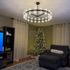Aurelia 36″ Round Crystal Chandelier
