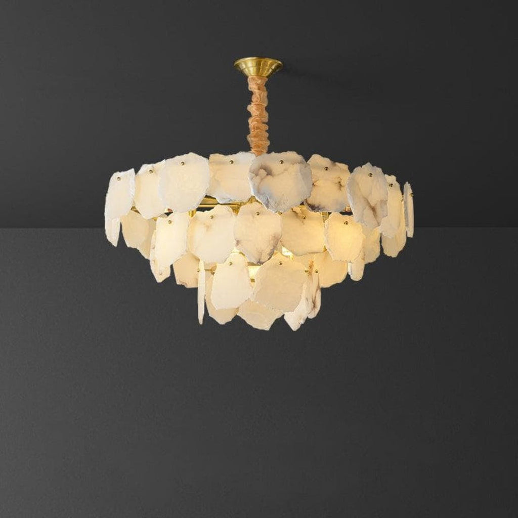 Aurevia Multi-Layer Alabaster Chandelier