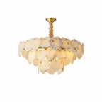 Aurevia Multi-Layer Alabaster Chandelier