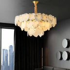 Aurevia Multi-Layer Alabaster Chandelier