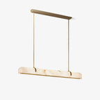 Aurevia Modern Linear Alabaster Chandelier