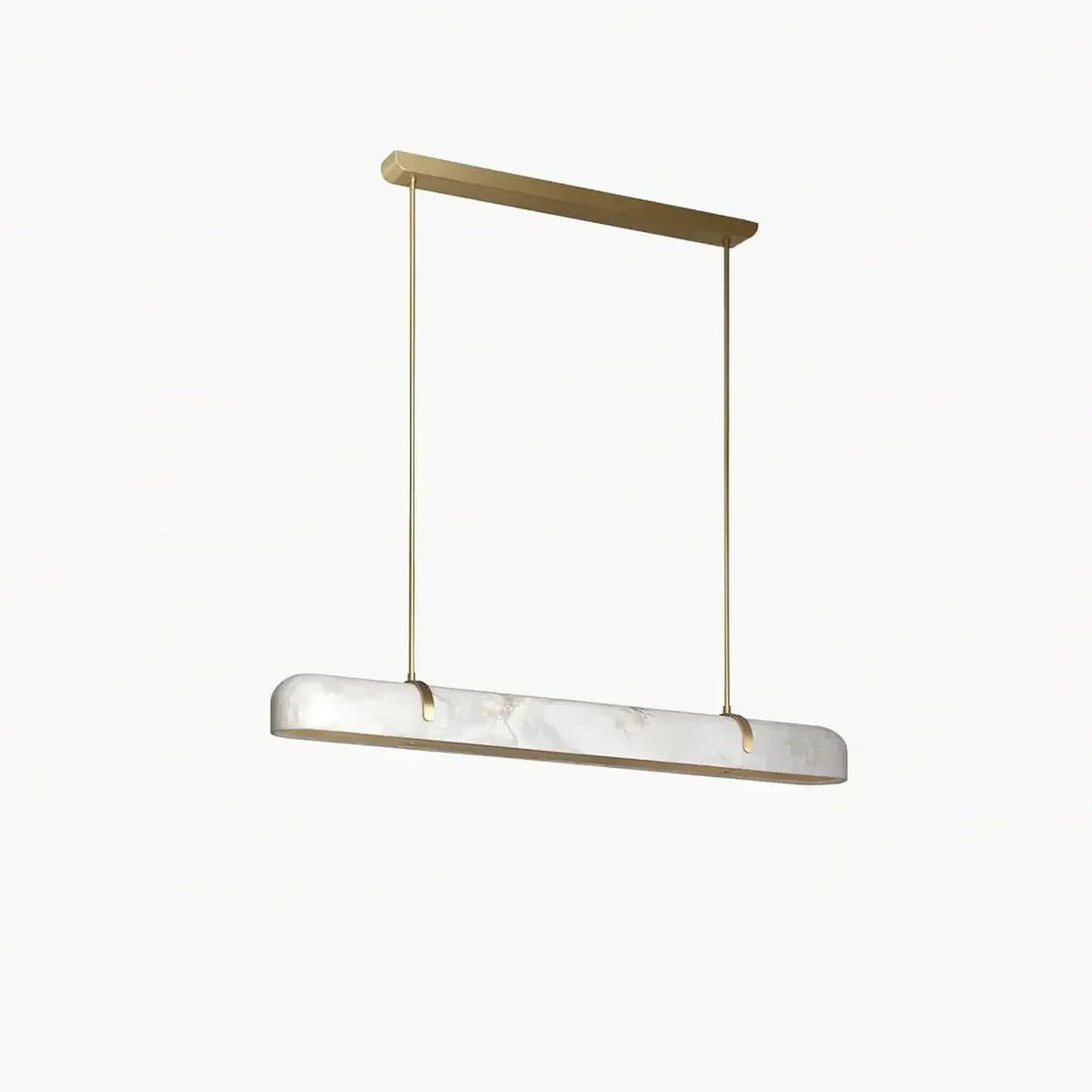 Aurevia Modern Linear Alabaster Chandelier