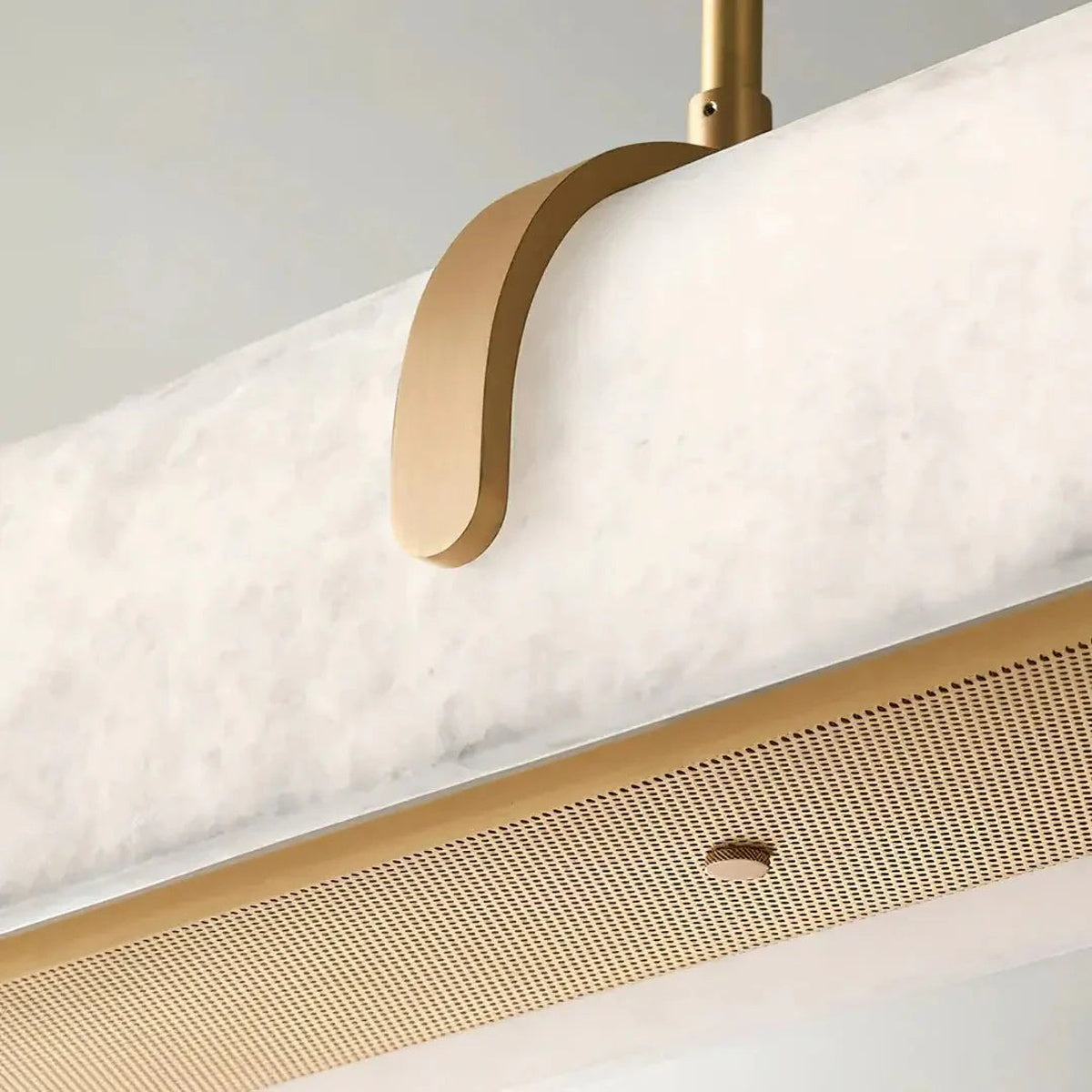 Aurevia Modern Linear Alabaster Chandelier