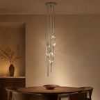 Orvella 12″ Minimalist Round Chandelier