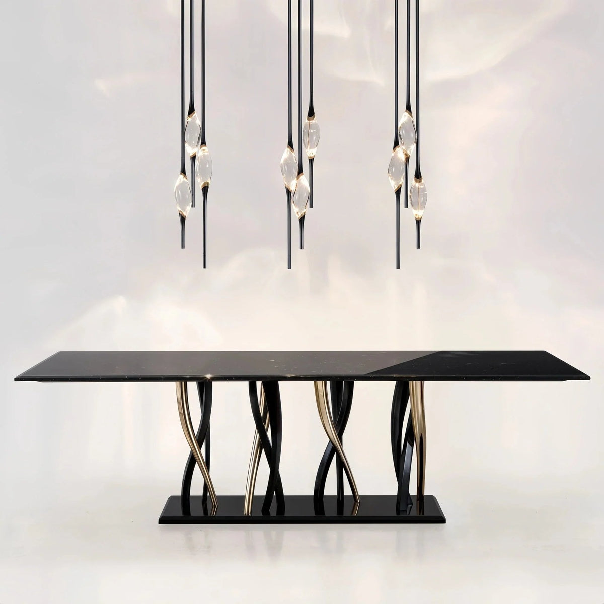 Orvella 12″ Minimalist Round Chandelier