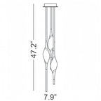 Orvella 12″ Minimalist Round Chandelier