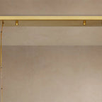 Avelora Glass Globe Linear Chandelier