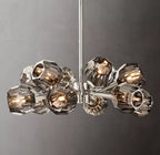 Lumera 24″ Clear & Smoke Crystal Round Chandelier