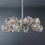 Lumera 24″ Clear & Smoke Crystal Round Chandelier