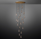 Elara Round Hand-Blown Glass Chandelier