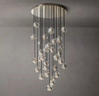 Lumera 30″ Clear Crystal Cluster Chandelier